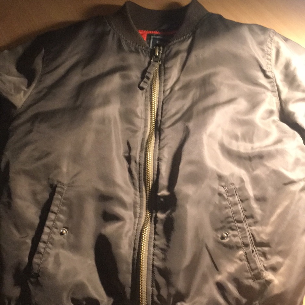 army green bomber jacket